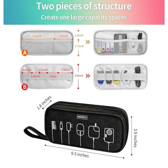 Travel Bundle-32 Total PCs Travel Cubes Hanging Toiletry Bag Packing Bags, Etc - Picture 12 of 12